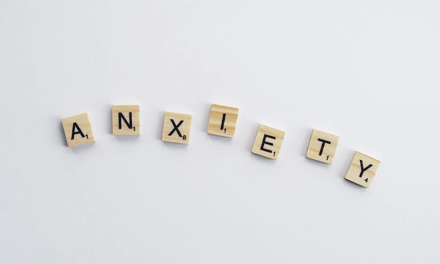Anxiety spelled out with scrabble letters | Las Vegas Center for Psychedelic Therapy